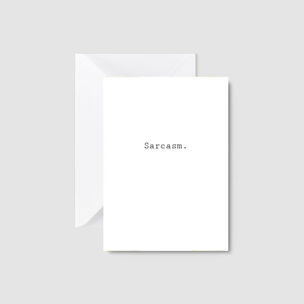 Sarcasm